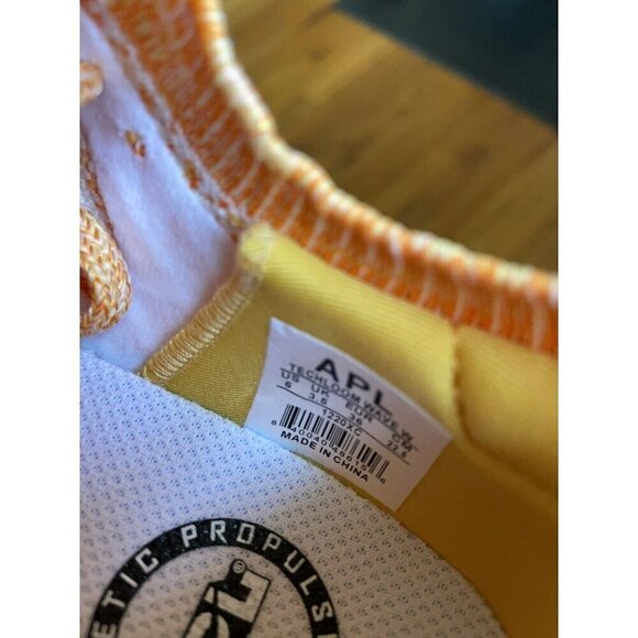 APL Women's Techloom Wave Sneakers Trainers Orange Size 6 EU 36 NEW - Picture 6 of 7